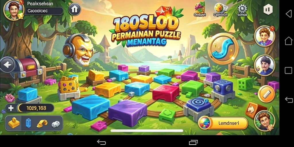 Tampilan permainan Puzzle yang menarik di 180SLOT.