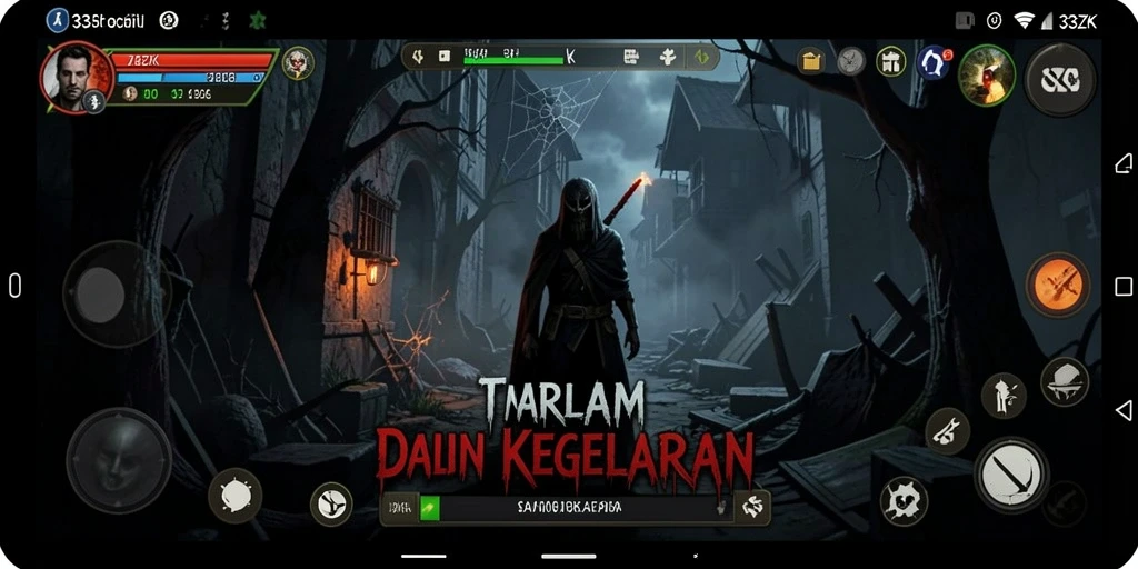 Gameplay menegangkan 33ZK dengan suasana mencekam.