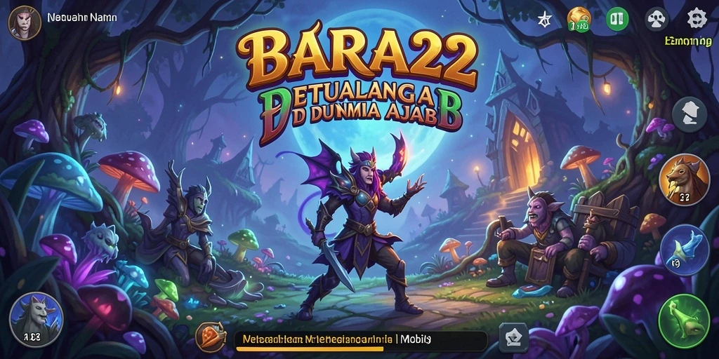 Screenshot gameplay <strong>BARA22</strong> menampilkan aksi seru di dunia petualangan.