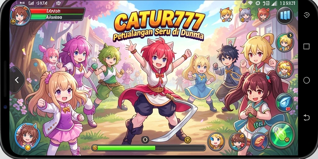 Gameplay menarik dengan karakter Anime yang beragam.