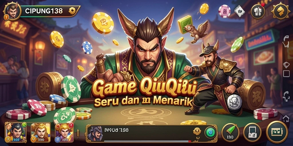 Tampilan gameplay QiuQiu yang menarik di CIPUNG138.