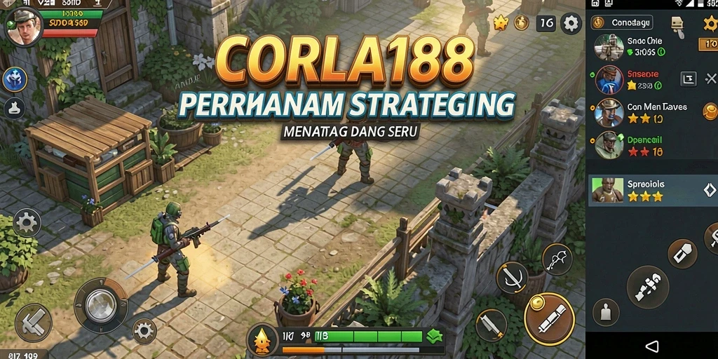 Tangkapan layar gameplay <strong>CORLA188</strong> menunjukkan strategi yang intens dan mendebarkan.