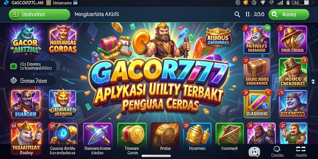 Tampilan antarmuka GACOR777 yang intuitif dan mudah digunakan.