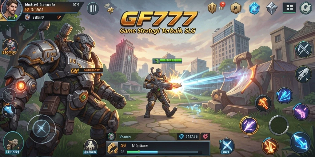 Screenshot gameplay GF777 menampilkan aksi strategis yang mendebarkan.