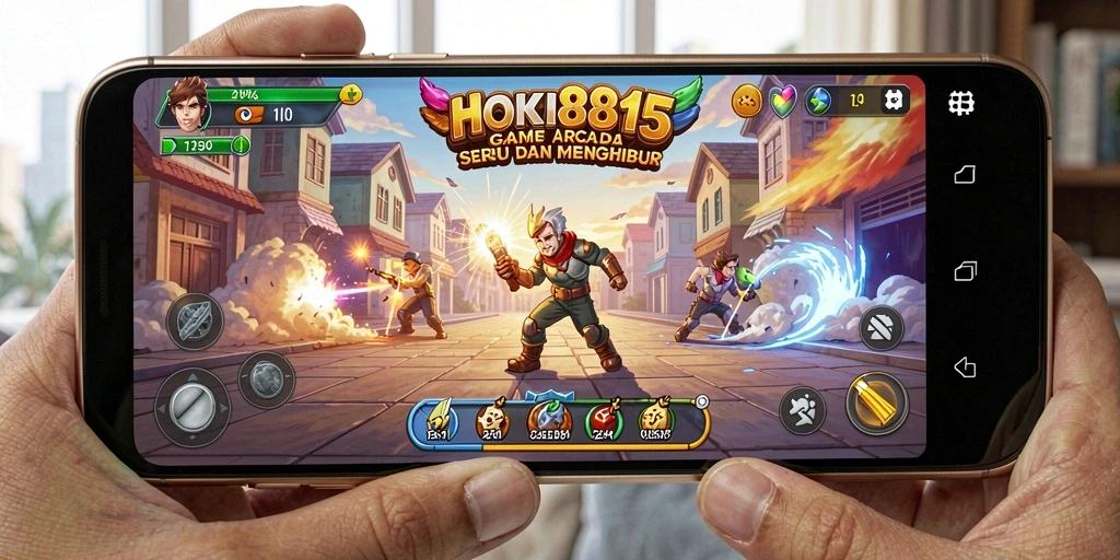 Tangkapan layar HOKI8815 yang menunjukkan gameplay Arcade yang menyenangkan.