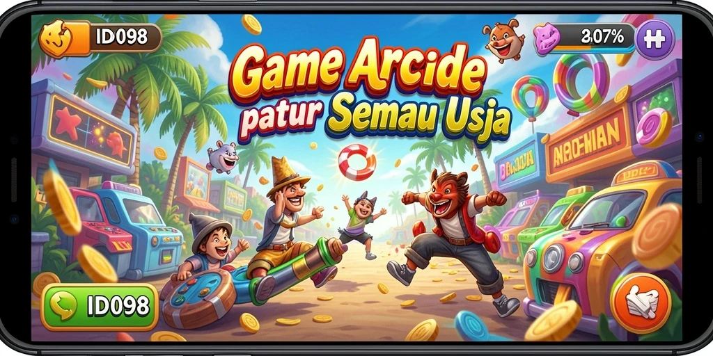 Screenshot ID098 menampilkan gameplay dinamis yang mengasyikkan.