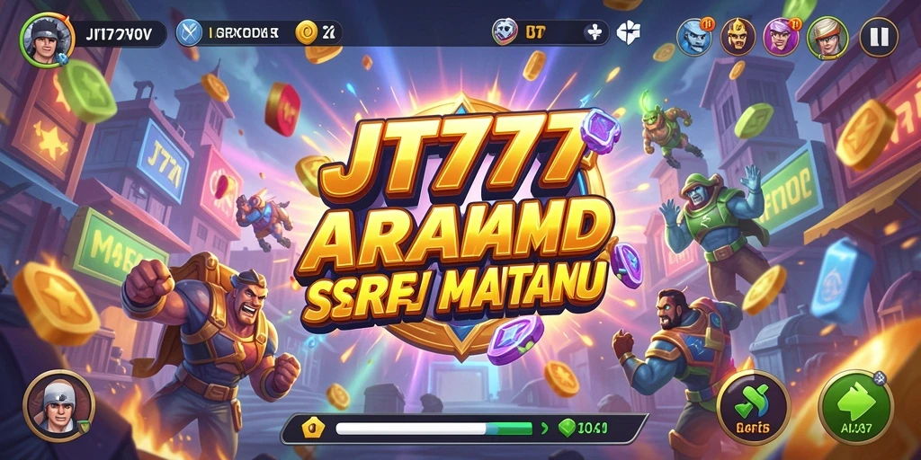 Gameplay JT777 yang penuh warna dan seru.