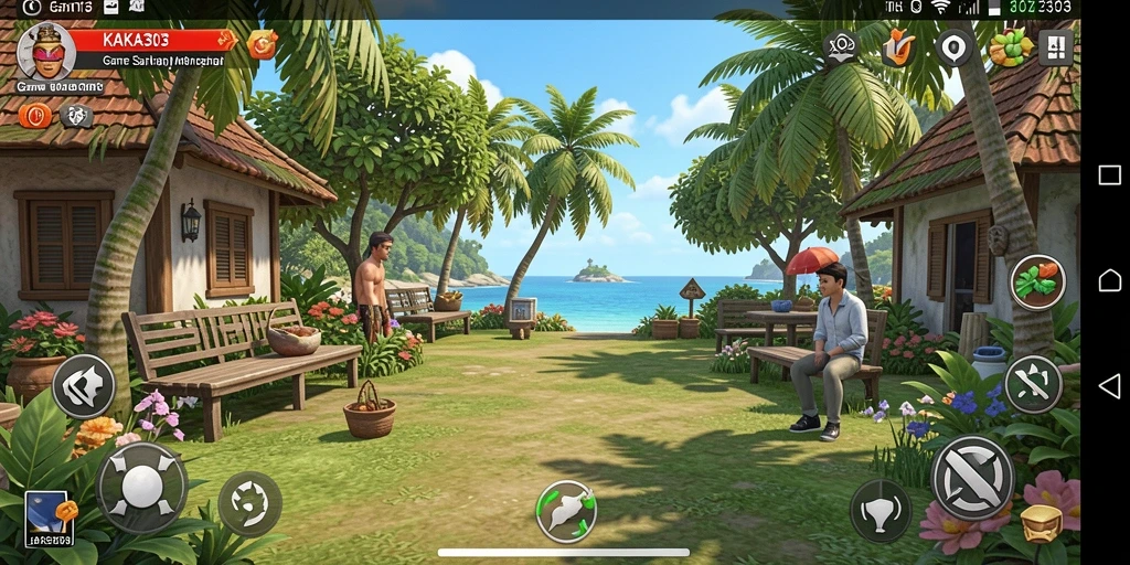 Tampilan gameplay KAKA303 yang penuh warna dan menarik.