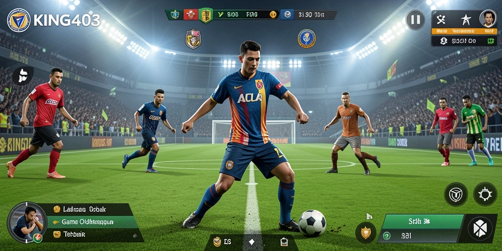 Tampilan gameplay seru dalam game olahraga KING403.