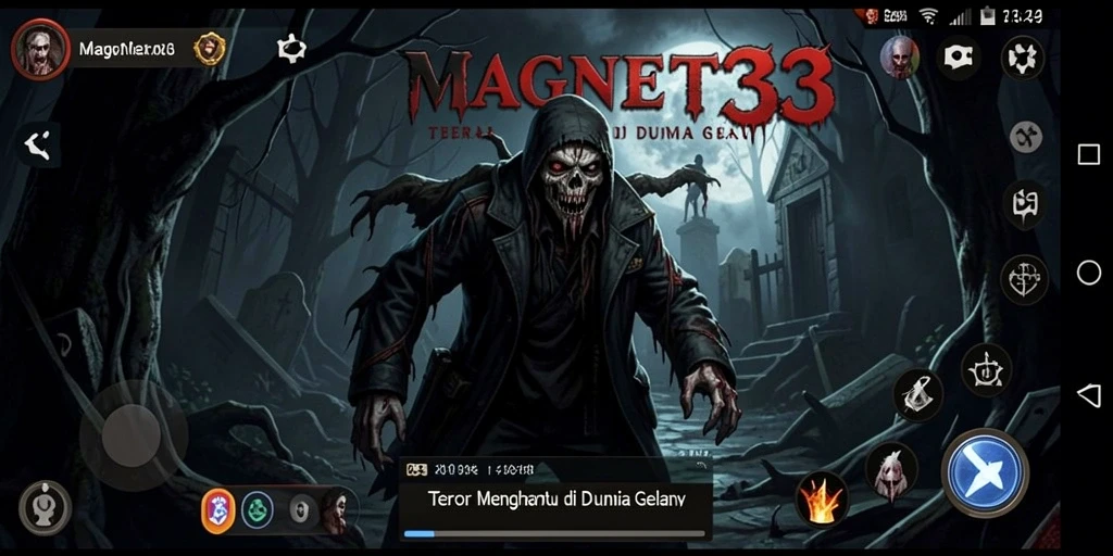 Tangkapan layar gameplay MAGNET33 yang menegangkan dan penuh kengerian.