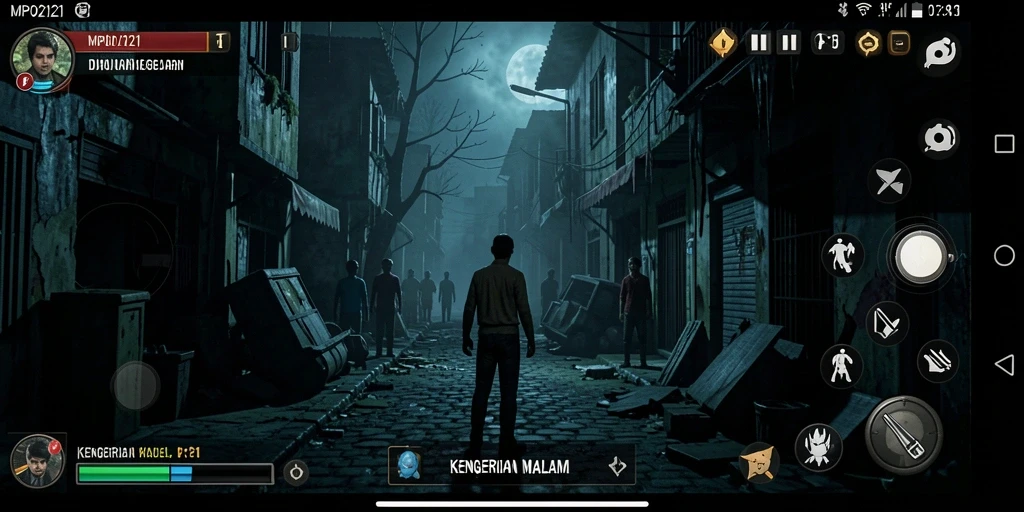 Gameplay MPO2121 dengan suasana horor yang memukau dan menegangkan.