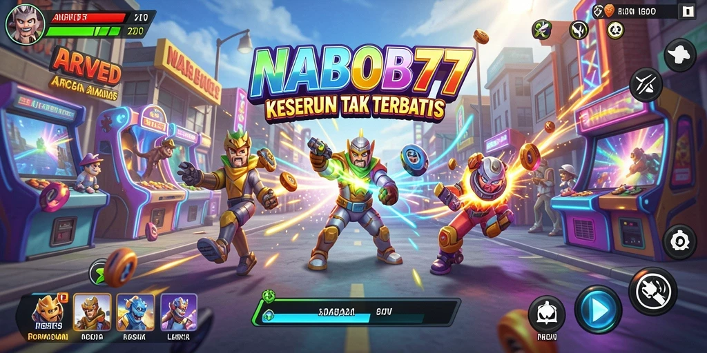 Tampilan gameplay NABOB77 yang penuh aksi dan tantangan seru.