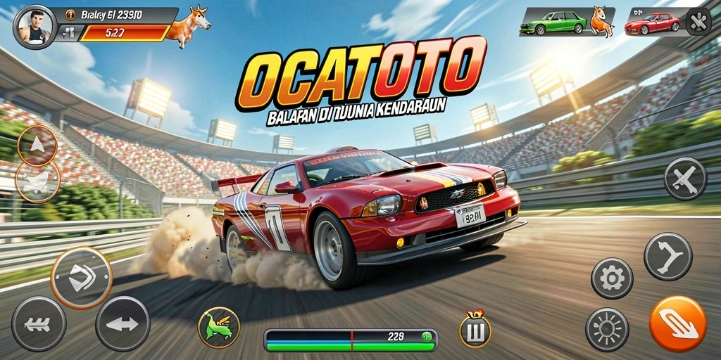 Gameplay seru dan mendebarkan dari OCATOTO.