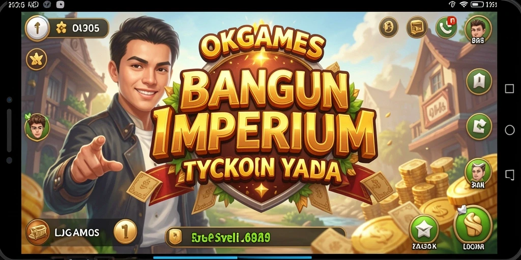 Screenshot OKGAMES menampilkan gameplay Tycoon yang seru dan interaktif.