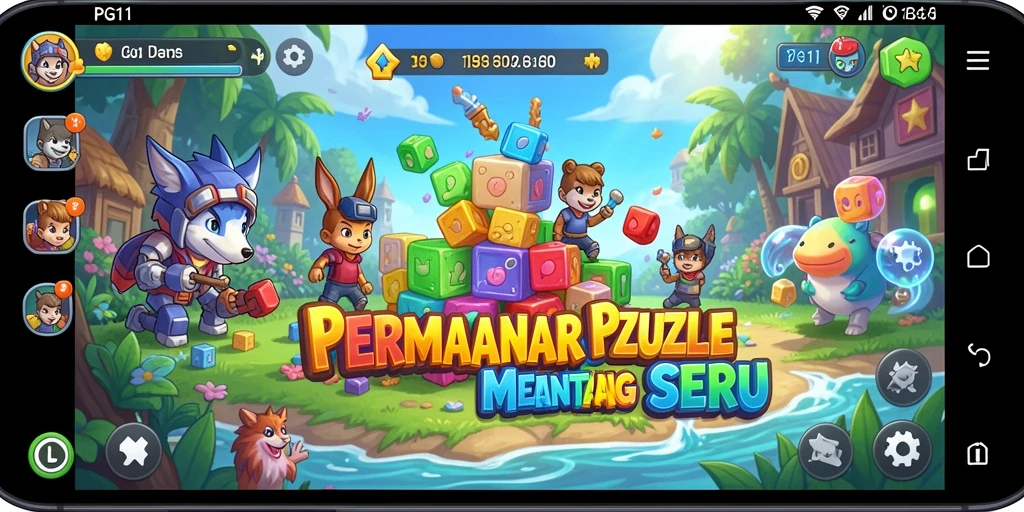 Tampilan gameplay PG11 dengan berbagai puzzle yang menarik.