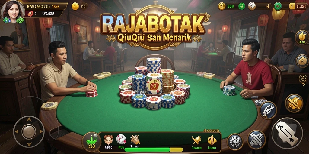 Tampilan gameplay QiuQiu yang seru dan mengasyikkan.