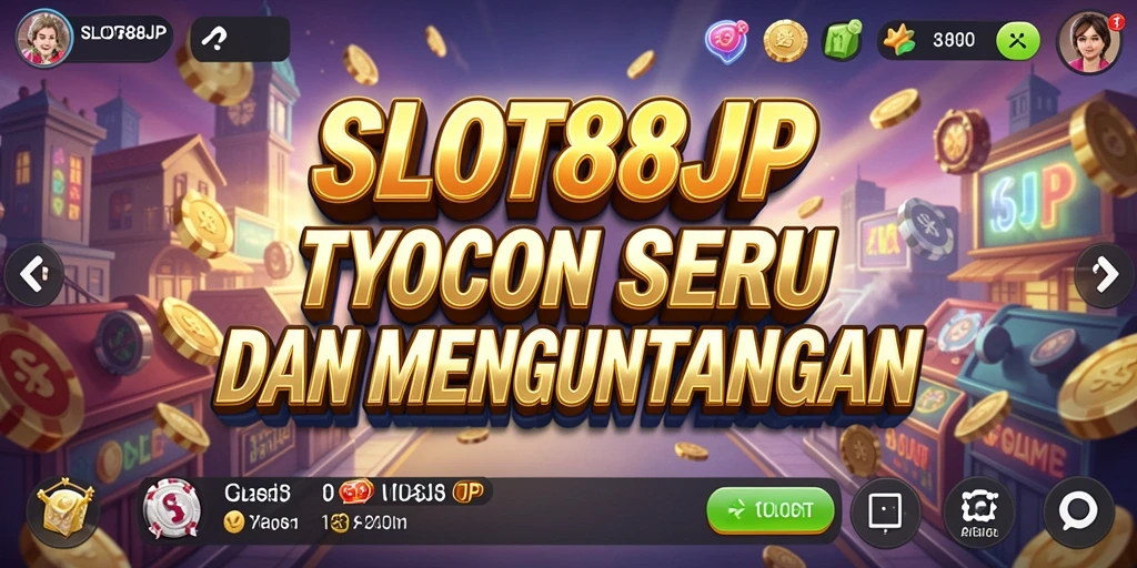 Tampilan menarik dari SLOT88JP dengan gameplay Tycoon yang seru.