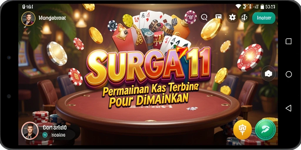 Screenshot gameplay SURGA11 yang menampilkan pengalaman Kasino yang seru.